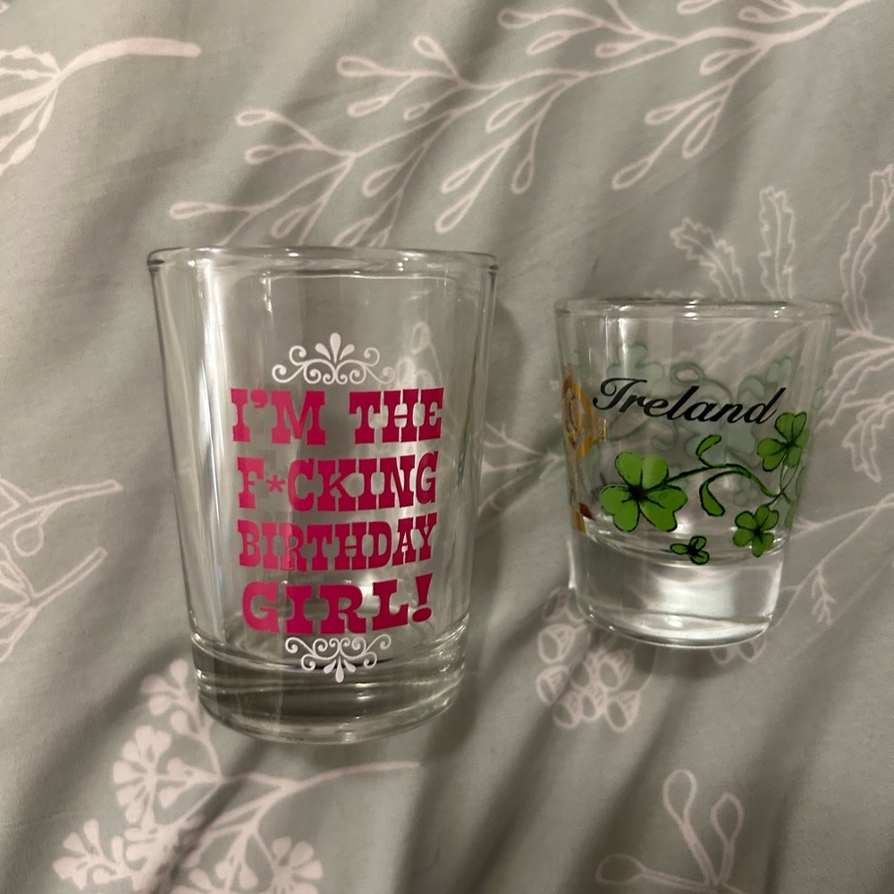 Clear Glass Shot Glass Set